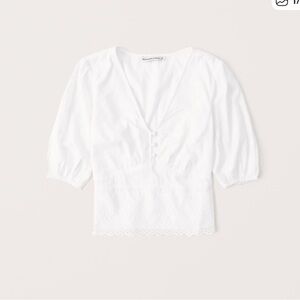 Abercrombie & Fitch Eyelet Blouse